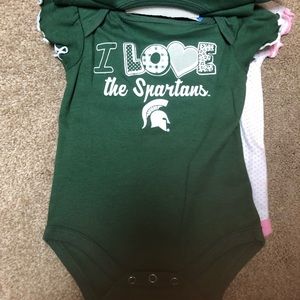 Spartans onesie